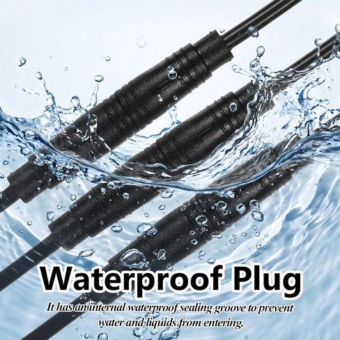 5 Pairs 2Pin/3Pin/4Pin Male Female Waterproof Cable, Ebike Extension Cable,15cm Female & Male Plug Wire, Ebike Battery Connector, Electric Bike Extension Cables Connector for Light, Ebrake in Kuwait