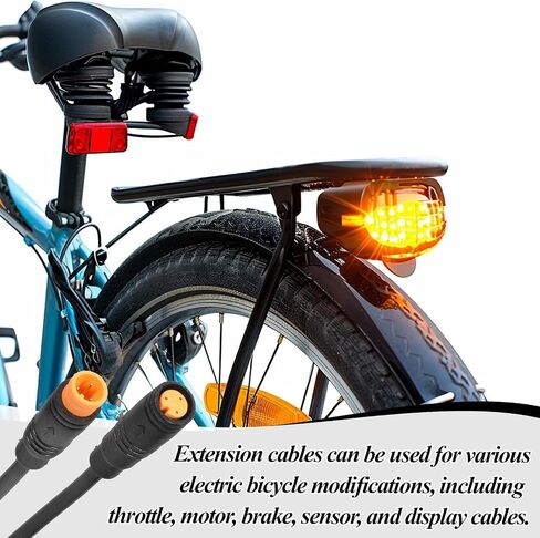 5 Pairs 2Pin/3Pin/4Pin Male Female Waterproof Cable, Ebike Extension Cable,15cm Female & Male Plug Wire, Ebike Battery Connector, Electric Bike Extension Cables Connector for Light, Ebrake in Kuwait