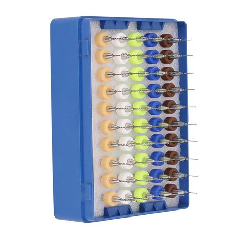 50pcs Carbide Micro Drill Bits Set, 0.5-0.9mm PCB Drill Bits, Precision Carbide Bits for Circuit Board Carving with Storage Box, for Electronics SMT Mould Hardware in Kuwait