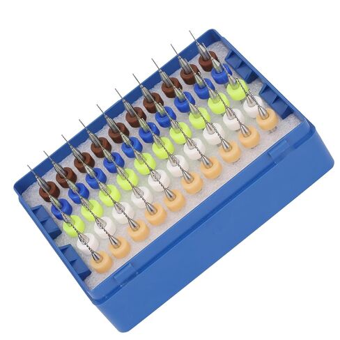 50pcs Carbide Micro Drill Bits Set, 0.5-0.9mm PCB Drill Bits, Precision Carbide Bits for Circuit Board Carving with Storage Box, for Electronics SMT Mould Hardware in Kuwait