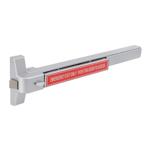 Door Push Bar Panic Exit Device, 25.6" Commercial Emergency Exit Push Bar Door Lock with 2 Keys, Exit Door Hardware Iron Push Bar Handle, Panic Bar Lock, Safety Exit Lock in Kuwait