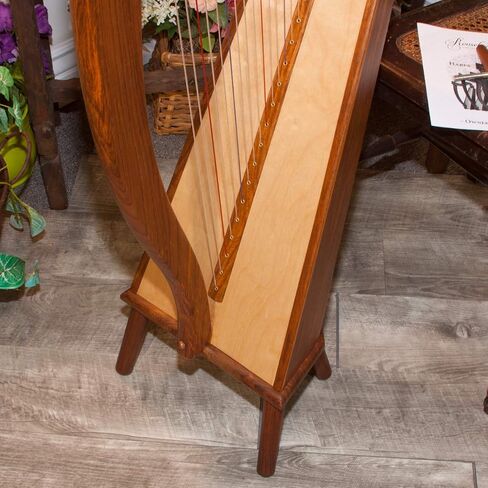 Roosebeck 29-String Mintrel Pedestal Harp w/Chelby Levers & Bag, 5 Panel in Kuwait