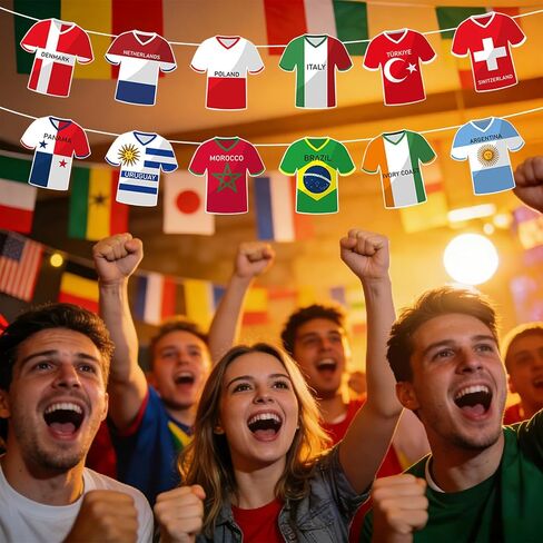 2026 كأس العالم لكرة القدم جيرسي العلم الرايات راية، 65 قدم الأعلام الدولية الرايات راية الديكور في الهواء الطلق لحفلة كأس العالم، الأولمبية، المدرسة، أحداث الألعاب الرياضية، الفصول الدراسية (49 جهاز كمبيوتر شخصى) in Kuwait