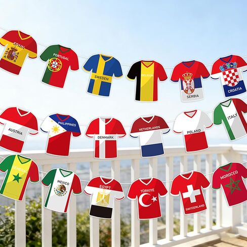 2026 كأس العالم لكرة القدم جيرسي العلم الرايات راية، 65 قدم الأعلام الدولية الرايات راية الديكور في الهواء الطلق لحفلة كأس العالم، الأولمبية، المدرسة، أحداث الألعاب الرياضية، الفصول الدراسية (49 جهاز كمبيوتر شخصى) in Kuwait