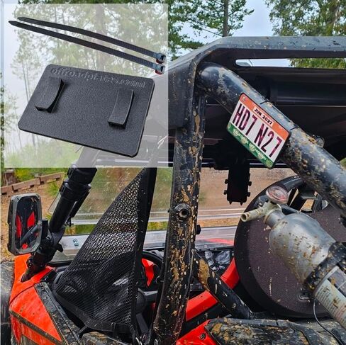 لوحة تثبيت لاصقة خضراء لتسجيل كاليفورنيا OHV لتركيب أنبوب قفص SxS/UTV/RZR in Kuwait