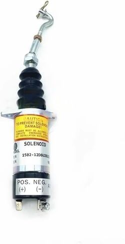 Engine Flameout Solenoid Valve Switch 1502-12D6U2B2S2A, Oil Cut-Off Extinguisher Valve - Replacement Part for Excavator Heavy Equipment(24V) in Kuwait