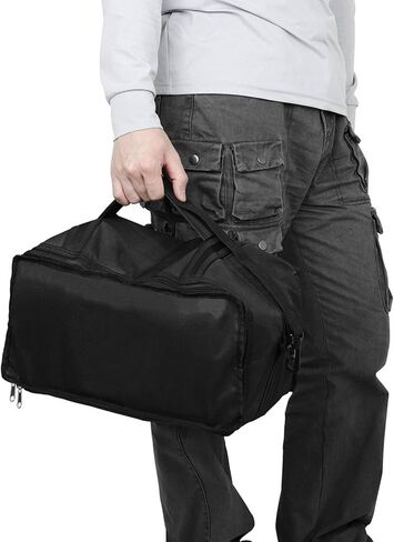 Padded bongos Case Guarding Interior bongos Drum Bag Heavy-Duty Musical Equipment for Percussionists, Travel, Performance in Kuwait