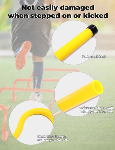 GHB Hex Agility Rings 1 Pack and 5 Pack 8" Agility Hurdles 1 Pack in Kuwait