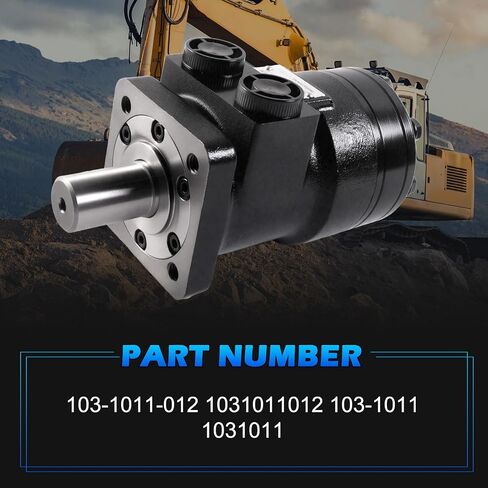 103-1011-012 | 103-1011 Hydraulic Motor | Direct Replacement for Eaton Char-Lynn S Series | Cast Iron High Torque | Displacement 93cc/r | Maximum Speed 607 RPM | 4-Hole Flange | in Kuwait