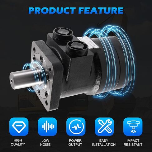103-1011-012 | 103-1011 Hydraulic Motor | Direct Replacement for Eaton Char-Lynn S Series | Cast Iron High Torque | Displacement 93cc/r | Maximum Speed 607 RPM | 4-Hole Flange | in Kuwait