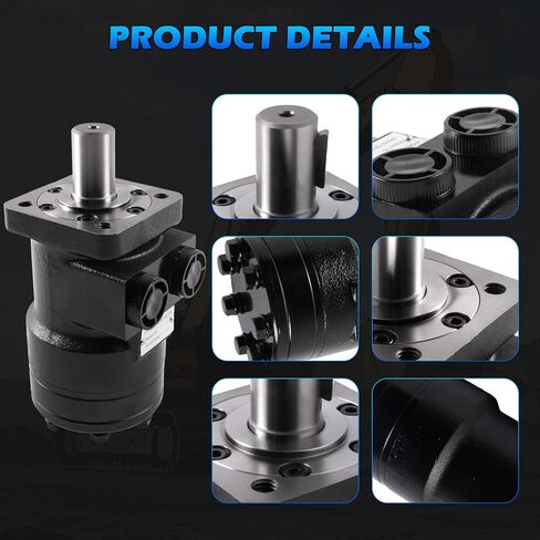 103-1011-012 | 103-1011 Hydraulic Motor | Direct Replacement for Eaton Char-Lynn S Series | Cast Iron High Torque | Displacement 93cc/r | Maximum Speed 607 RPM | 4-Hole Flange | in Kuwait