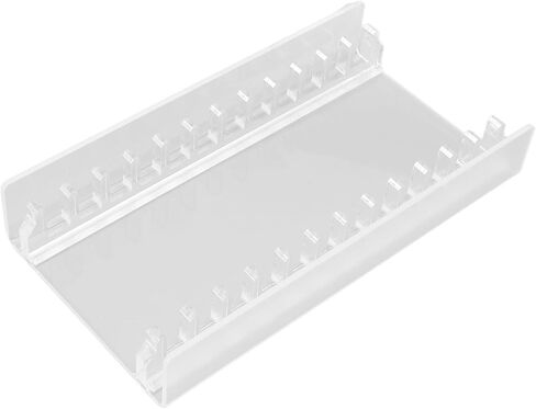 Playing Card Storage Rack, Sturdy Acrylic Design with 12 Slots, Easy to Use for Game Collectors, Transparent Game Disk Display Holder for Home in Kuwait