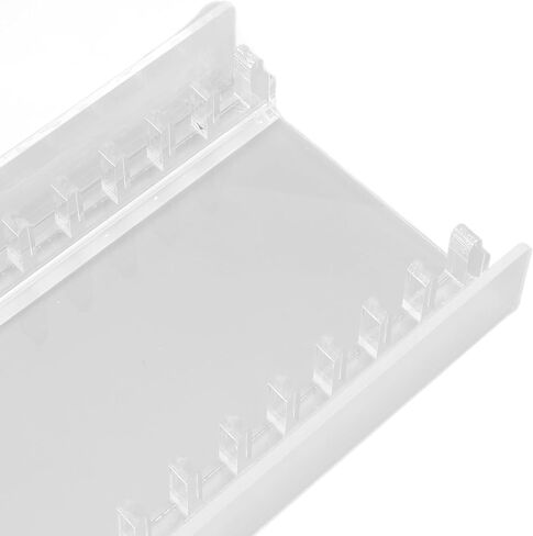 Playing Card Storage Rack, Sturdy Acrylic Design with 12 Slots, Easy to Use for Game Collectors, Transparent Game Disk Display Holder for Home in Kuwait