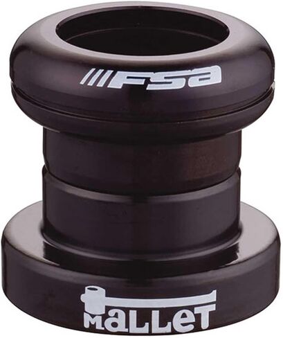 Full Speed Ahead FSA Mallet 1-1/8 Heavy Duty Threadless Headset Black | bike-headsets-and-accessories in Kuwait