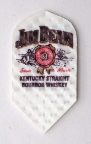 US Darts 3 Sets (9 Flights) Jim Beam Slim Dart Flights - Embossed (Dimplex Style) in Kuwait