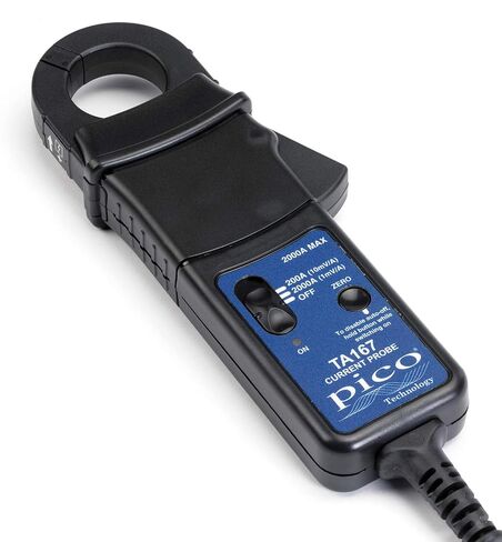 Pico Technology TA167 مشبك التيار PicoScope 200 A / 2000 A AC / DC مسبار التيار، موصل BNC in Kuwait