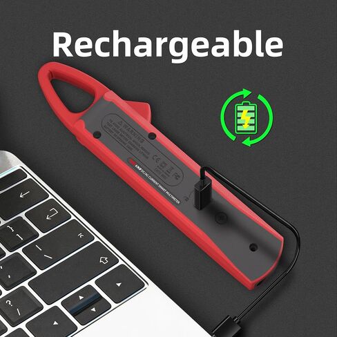 BSIDE جهاز قياس التيار المنخفض، تيار مستمر/تيار متردد مع وضع ذكي، عدد RMS 6000 حقيقي، جهاز اختبار متعدد النطاق تلقائي قابل لإعادة الشحن، يقيس درجة الحرارة، السعة، دورة تشغيل الصمام الثنائي، هرتز أوم، فحص الجهد المباشر in Kuwait