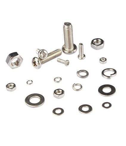 320 Pcs Cross Round Head Machine Screw Nut and Washer Assortment Kit, M2 M2.5 M3 M4 M5 Assorted Nuts and Bolts Set, with Plastic Storage Case in Kuwait