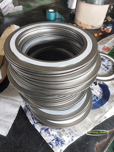 GemmySeal Spiral Wound Gasket with 321SS Inner&Outer Ring,PTFE Filled,5Pcs 16'' DN400-1500lb in Kuwait