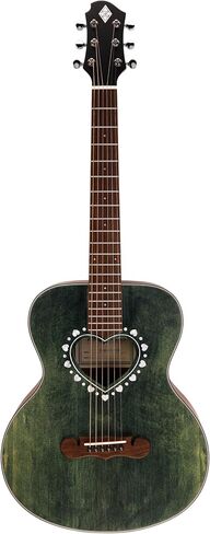 ZEMAITIS CAM 80H 3/4 ACOUSTIC GUITAR WITH HEART SOUNDHOLE AND ROSETTE (NATURAL) in Kuwait