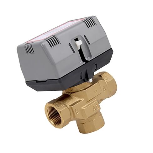1/2 بوصة 3/4 بوصة 1 بوصة صمام إغلاق نحاسي ثلاثي الاتجاهات AC220V مع ملف مروحة VC6013 كرة كهربائية (0.75 بوصة) in Kuwait