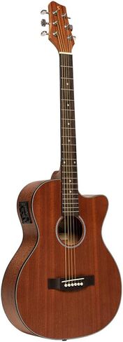 Stagg 6 String Acoustic-Electric Guitar, Right, Natural (SA25 ACE MAHO) in Kuwait