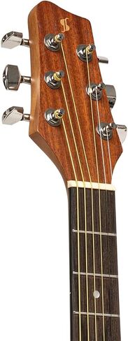 Stagg 6 String Acoustic-Electric Guitar, Right, Natural (SA25 ACE MAHO) in Kuwait