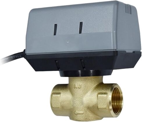 1/2'' 3/4'' 1'' Brass Motorized Globe Valve AC220V 2 Way Electric Shut-off With VC6013 Fan Coil(1/2") in Kuwait