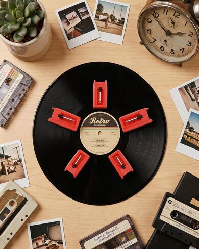 5-Pack Record Player Needles – Turntable Stylus Replacement with Red Housing, Compatible with Victrola Nostalgic & Suitcase Players, ITRR-501, ITVS-750, ITRRS-300 & Other LP Vinyl Turntables in Kuwait