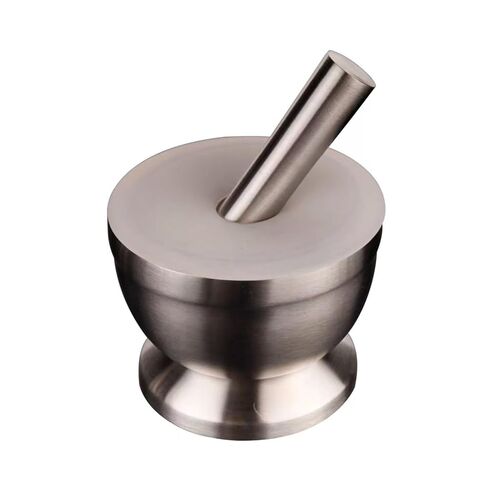 1pcs Steel Mortar Lab innner dia85mm/98mm Mortar and Triturator for Medicinal Materials(98mm Big) in Saudi Arabia
