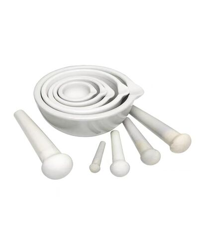 1PCS 60mm 80mm 100mm 130mm 160mm Lab Porcelain Mortar and Pestle White Mixing Grinding Bowl Set(100mm) in Saudi Arabia