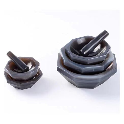 30mm to 100mm Agate Mortar with Pestle Rods Resistance to Abrasion(50mm) in Saudi Arabia