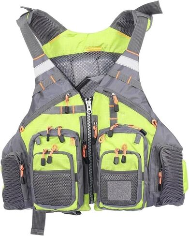 Kayaking Vest Adjustable Strap Secure Fit Durable Polyester for River Lake Coastal Paddling Outdoor Recreation in Kuwait