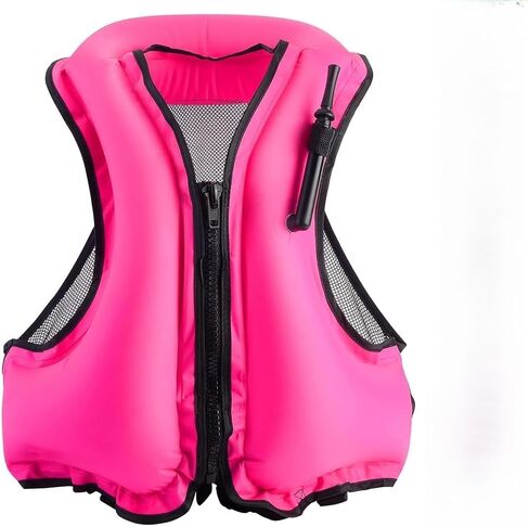 Kayaking Vest Quick Inflation Design Portable Lightweight for River Lake Coastal Paddling Outdoor Water Activities in Kuwait