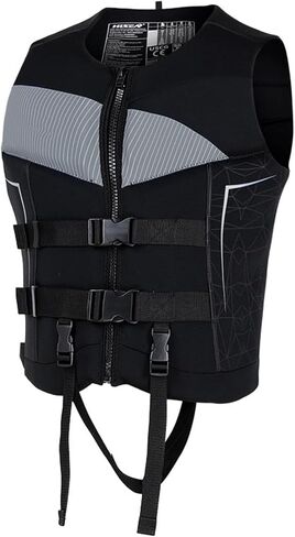 Kayaking Vest Adjustable Cross Straps Secure Fit Durable Build for River Lake Coastal Paddling Outdoor Activities in Kuwait