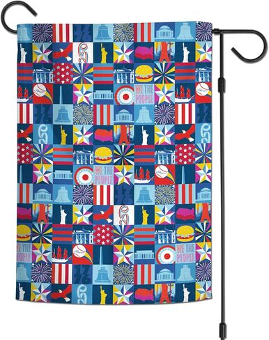 WinCraft Garden Flag 12" x 18" Patriotic America 250 in Kuwait