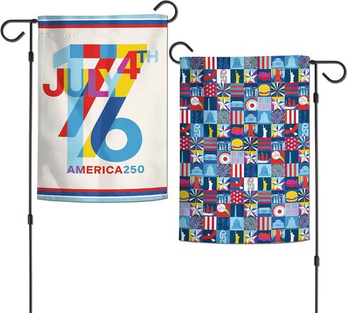 WinCraft Garden Flag 12" x 18" Patriotic America 250 in Kuwait