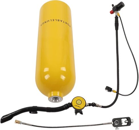 FILFEEL 2L Portable Diving Kit Underwater Breathing Device with Double Shoulder Strap and Safe Inflatable Interface in Kuwait