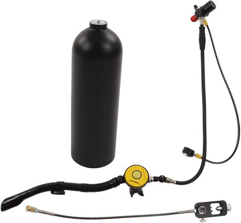 FILFEEL 2L Portable Diving Kit Underwater Breathing Device with Double Shoulder Strap and Safe Inflatable Interface in Kuwait