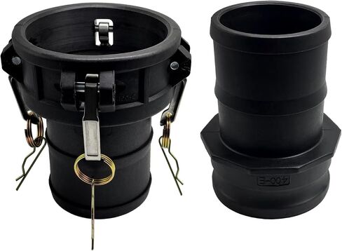 تركيبات Camlock مقاس 4 بوصات من النوع C & E من مادة البولي بروبيلين ومجموعة تركيب خرطوم الأخدود مع Camlock أنثى وذكر 4 بوصات × ساق 4 بوصات (خرطوم بارب)، ووصلات خرطوم الكامة والأخدود in Kuwait