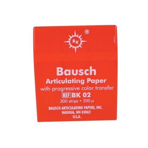 Bausch BK-02 ورق مفصلي، موزع بلاستيكي، أحمر (عبوة من 300 قطعة) in Kuwait