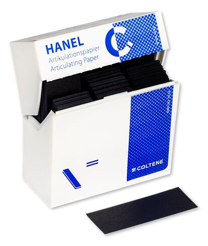 Coltene 480397 ورق مفصل هانيل، 200 ميكرو، مقاس 18 مم × 50 مم، أزرق (عبوة من 300 قطعة) in Kuwait
