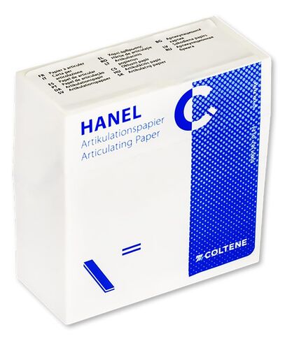 Coltene 480397 ورق مفصل هانيل، 200 ميكرو، مقاس 18 مم × 50 مم، أزرق (عبوة من 300 قطعة) in Kuwait