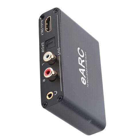 Naroote EARC ARC مستخرج الصوت، واجهة الوسائط المتعددة عالية الدقة محول إخراج بصري 3.5 مم مع التحكم في مستوى الصوت، مستخرج الصوت، مثالي لمكبر صوت HDTV in Kuwait