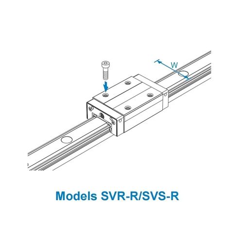 SVR55R Slider SVS55R SVR55R1UU SVR55R1SS SVS55R1SS SVS55R1UU Heavy Load Machine Tool Linear Guide Slide 1Pcs in Kuwait