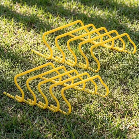 Qianly Detachable Agility Hurdle Portable Kids Agility Hurdle Storage Bag Included for Soccer Training Outdoor in Kuwait