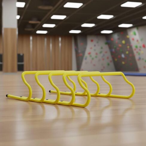 Qianly Detachable Agility Hurdle Portable Kids Agility Hurdle Storage Bag Included for Soccer Training Outdoor in Kuwait