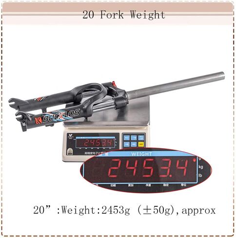 BUCKLOS 20 inch QR 9mm Straight Coil Folding Bike Suspension Fork &Bike Fork Star Nut Setting Install Tool with Star Nuts Introductory Version in Kuwait