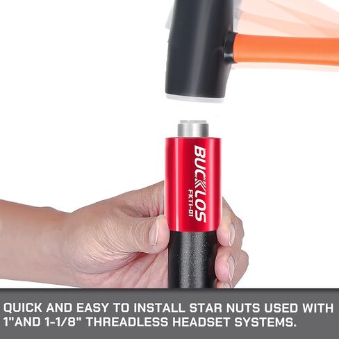 BUCKLOS 20 inch QR 9mm Straight Coil Folding Bike Suspension Fork &Bike Fork Star Nut Setting Install Tool with Star Nuts Introductory Version in Kuwait