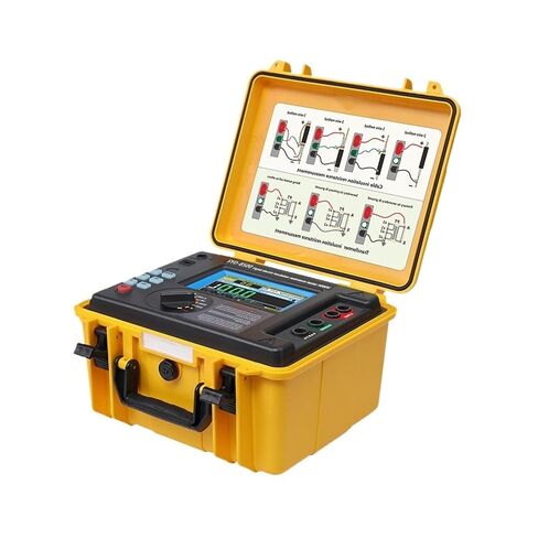 Power Quality Analyzer, High Performance Digital Insulation Resistance Tester Megameter 10KV Voltage for Test Set Equipment in Saudi Arabia